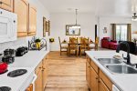 Kitchen and dining area